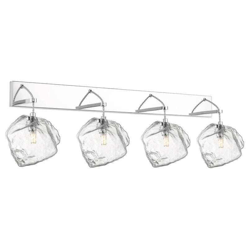 63131LED'sP-MSS/CLR 4 Light Wall / Vanity in Mirrored