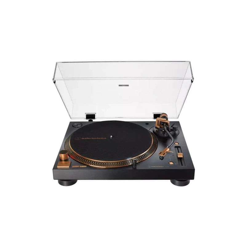 Audio Technica AT-LP120XUSB-BZ Direct Drive USB Turntable, Bronze 3-Speed, Built-in Preamp, Vinyl to Digital Conversion
