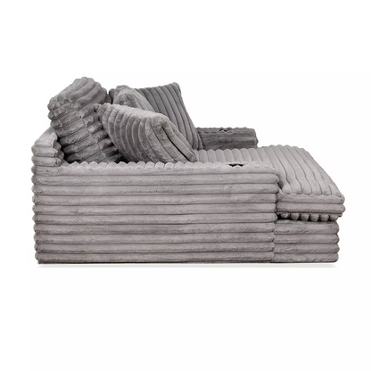Nestle Chaise Lounge With Dual Cupholders And Charging Ports