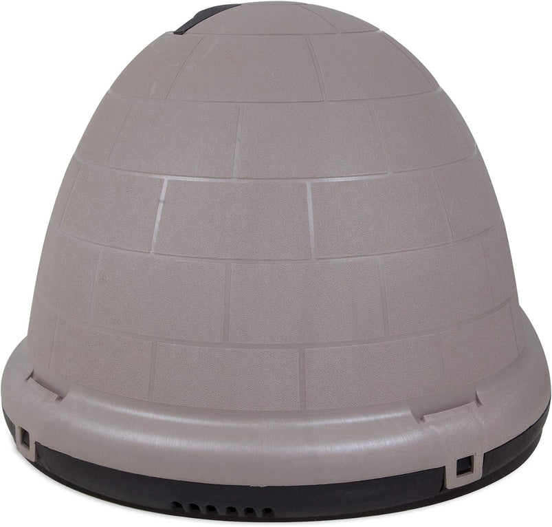 Petmate Indigo Dog House (Igloo Dog House, Made in USA with 90% Recycled Materials, All-Weather Protection Pet Shelter) for XL Dogs -90 to 125 pounds, Made in USA