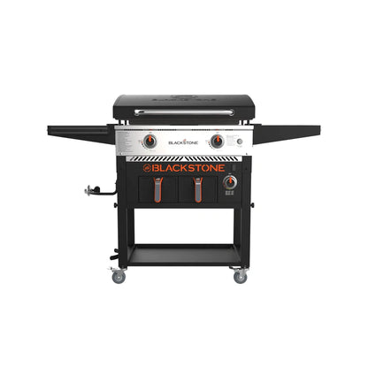 Clearance Sale,Blackstone 2-Burner 28" Griddle with Electric Air Fryer and Hood