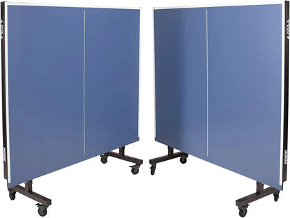 Inside Professional MDF Indoor Ping Pong Table with Quick Clamp Table Tennis Net and Post Set - 10 Minute Easy Assembly - Tournament Quality - Foldable with Single Player Playback Mode
