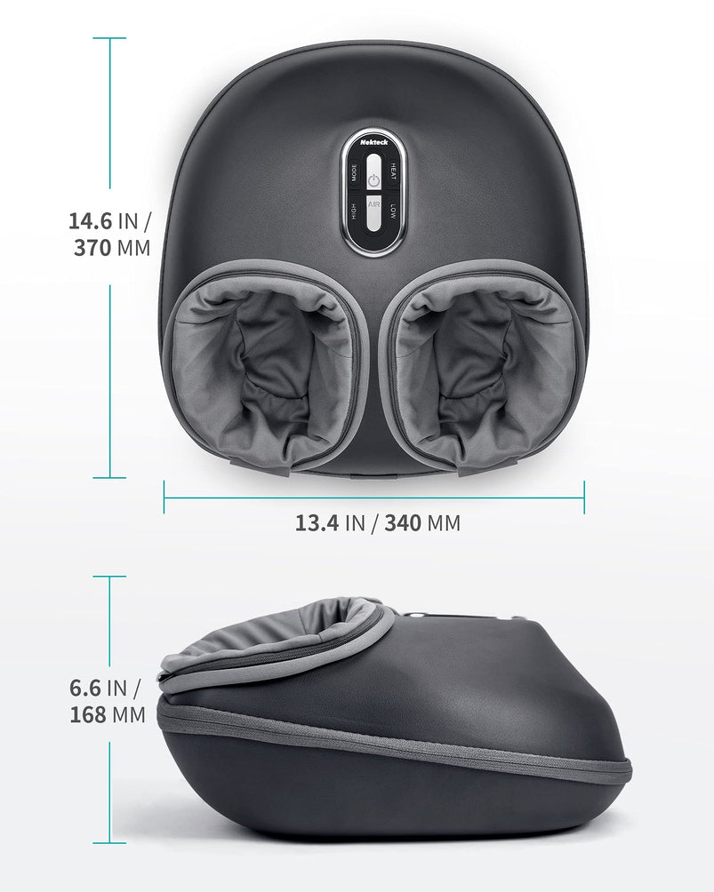 Nekteck Shiatsu Foot Massager Machine with Soothing Heat