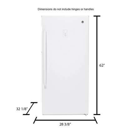 14.1 Cu. ft. White Frost-free Upright Freezer