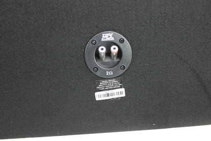 MTX 12" Dual Loaded Car Subwoofer w/Sub Box, Amplifier, & QPower Wiring Kit