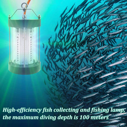 NS 500W LED Underwater Fishing Light 35,000 Lumen Night Fish Attracting Light IP68 Waterproof AC110V