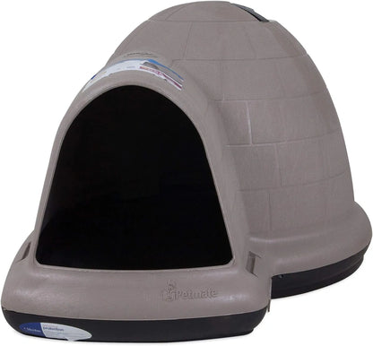 Petmate Indigo Dog House (Igloo Dog House, Made in USA with 90% Recycled Materials, All Weather Protection Pet Shelter) for XL Dogs 90 to 125 pounds, Made in USA